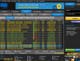 Keep track of all the hottest action and live tournaments in one place.
