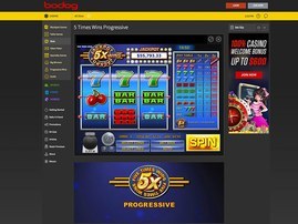 Bodog Slots Five Times Wins Progressive