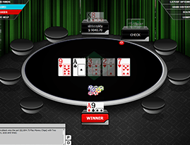Full Flush Poker table