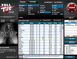 Full Tilt Poker lobby